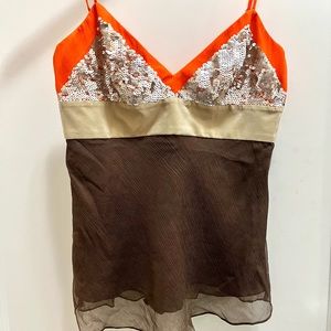 NWT Vintage BCBG Max Azria Silk Top, XS